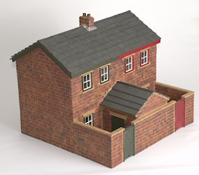 Terraced house - back